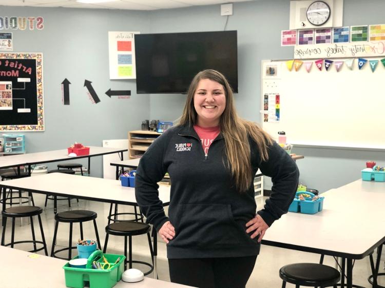 Special Education M.A.Ed. gives Hannah Beck new teaching tools for art classroom 