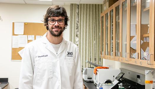 Biology M.S. program opens new doors for Blase Rokusek